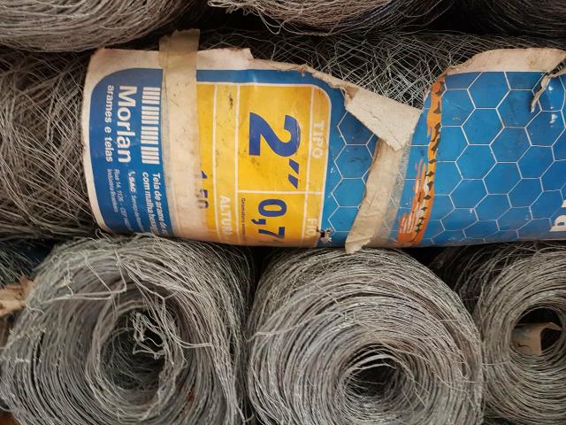 Tela p galinheiros c 1.50x50 mts