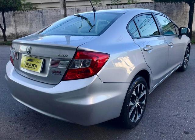 Honda civic 2015 lxr 2.0, automático, top com bancada de couro, impecável!!! - Foto 4