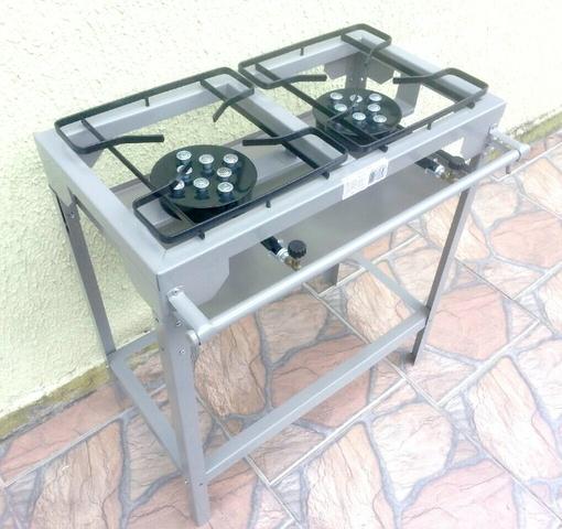 Fogão 2 bocas tamanho grande Novo