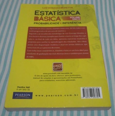 Estatística Básica - Probabilidade E Inferência - Morettin - Foto 6