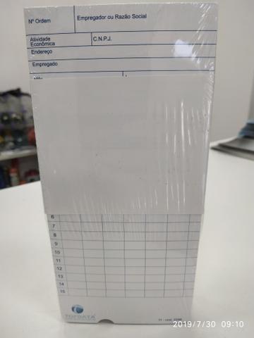 Pacote 100 cartões para relógio cartográfico - Foto 2