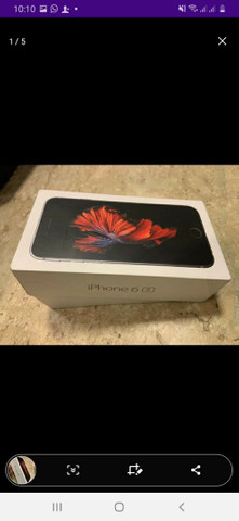 Caixa do iphone 6s nova