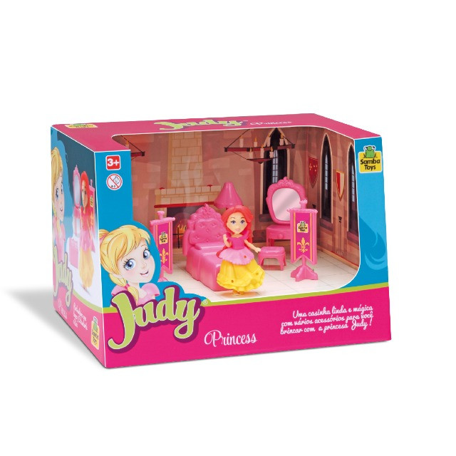 Boneca Quarto Princesa coleção original Judy samba toys