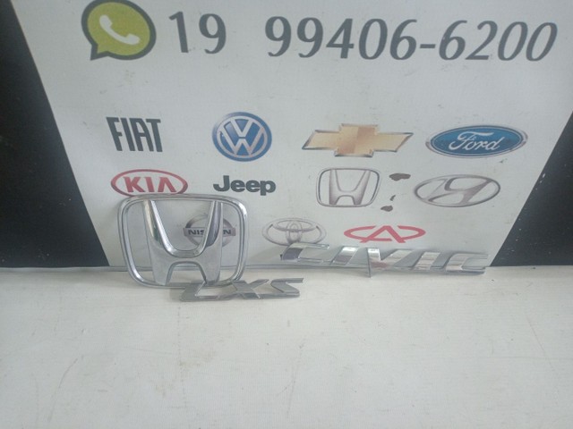 Emblema da tampa Honda New Civic 