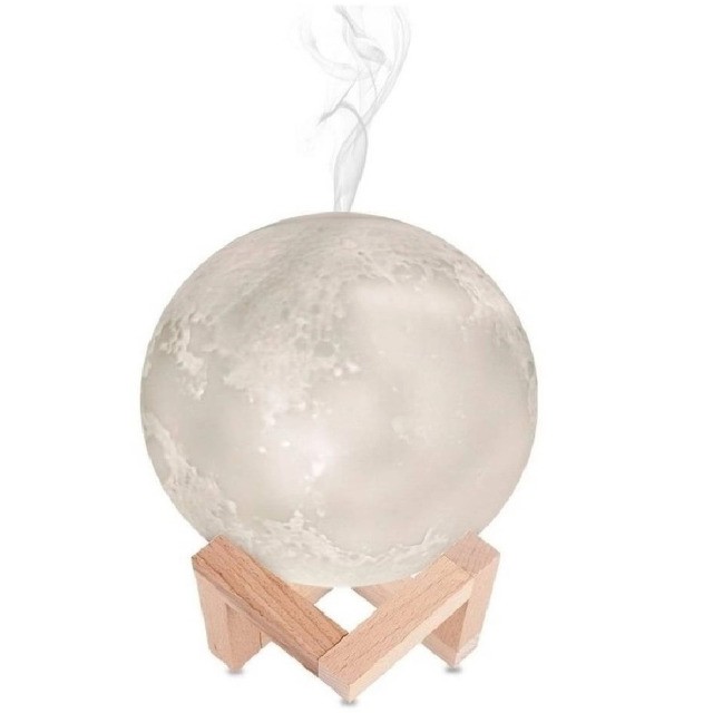 Luminaria Abajur Lua Cheia 3d com Umidificador E Aromatizador - Foto 5