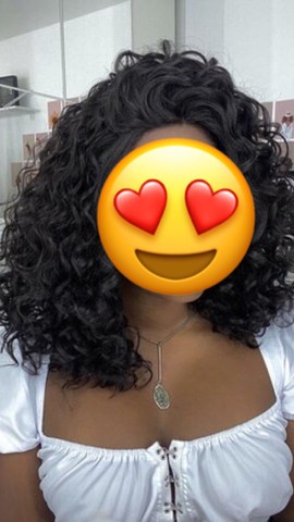 Lace front wig (peruca)