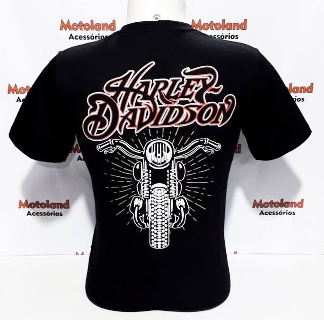 Camisetas Harley Davidson Moto Custom  - Foto 2