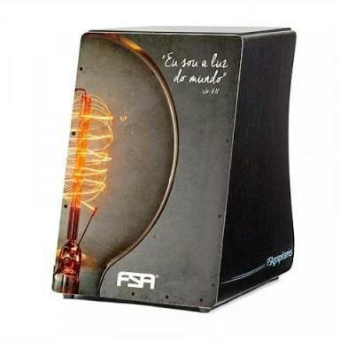 Cajon FSA Gospel FG-1510 LUZ com Captação dupla