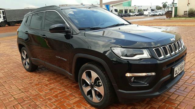 Jeep compass longitude 2.0 4x2 flex at 17-18 preta - Foto 7