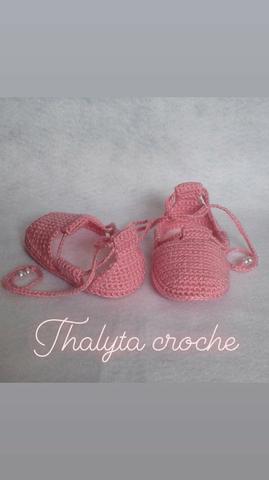 Sapatos de crochê - Foto 4