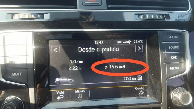 Golf 14/15 1.4 TSI com Teto Solar. Highline BlueMotion (o mais completo) - Foto 16