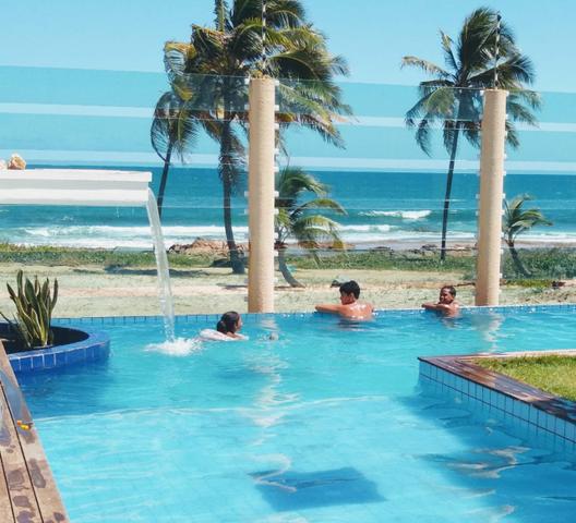 Frente ao mar casa Top piscina temporada! - Foto 11