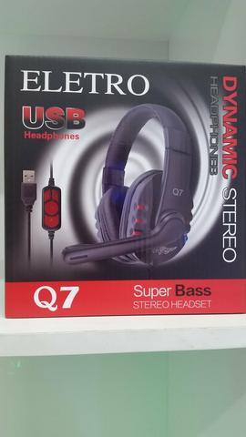Headset para computador usb profissional
