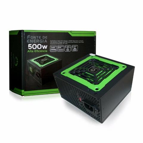 Fonte Atx Gamer 500w Real 24 PinosGames