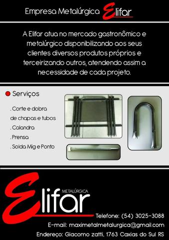 Metalúrgica Elifar contrata soldador/montador