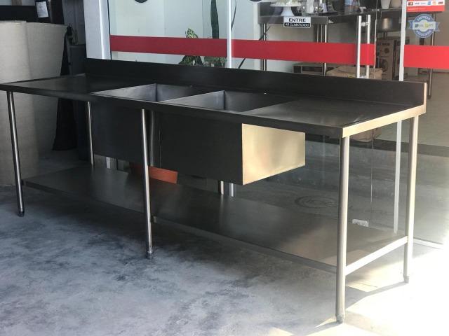 Pia industrial AISI 304 - somos fabricantes - Envio imediato