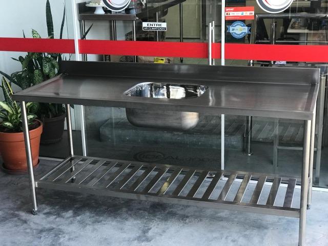 Pia industrial AISI 304 - somos fabricantes - Envio imediato - Foto 2