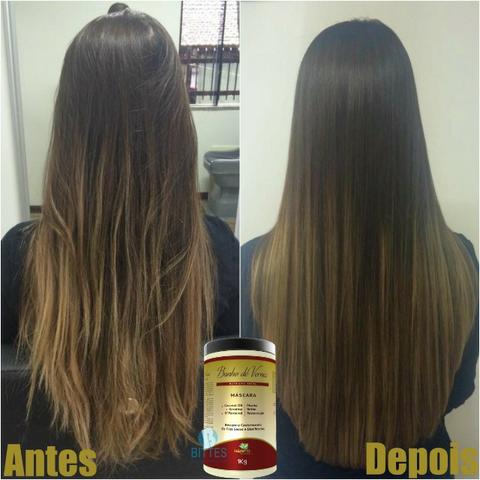 3 Máscara Hidratante nutrição total banho de verniz hábito cosméticos - Foto 3