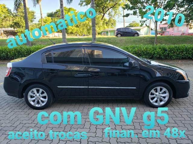 Nissan sentra (com gnv g5) automático ( finan.ent. 7 mil )aceito trocas