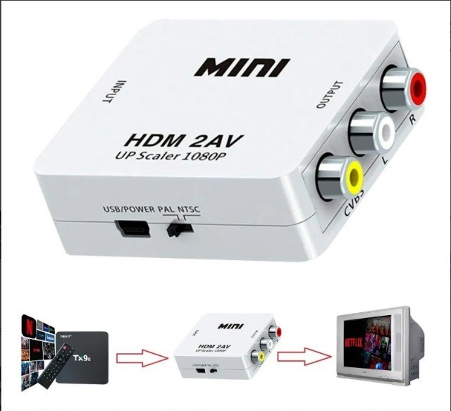 NOVO! Conversor HDMI para RCA - Audio e Vídeo - Foto 5