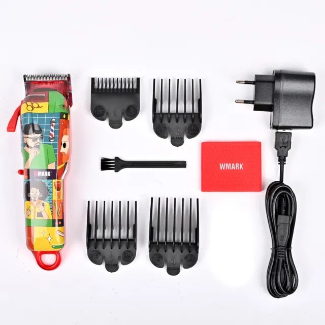 Maquina de Cortar Cabelo Profissional ng128 Sem Fio wmark Sem fio    - Foto 2