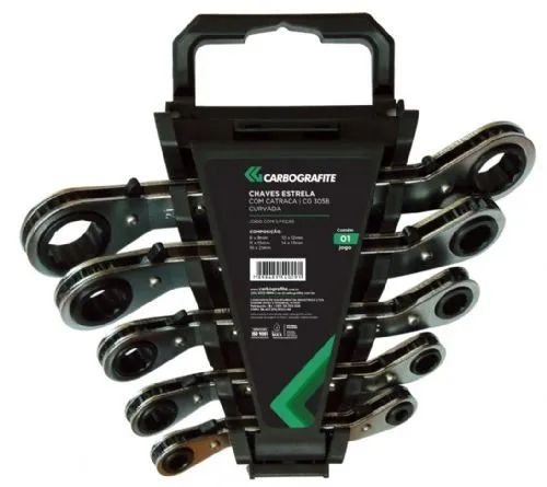Chaves Estrela com Catraca Carbografite CG305B Curvada