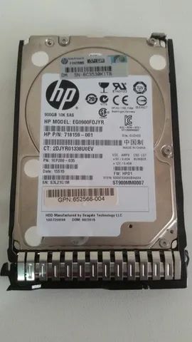 Disco Rígido Interno Hp 900gb Sas 2,5 