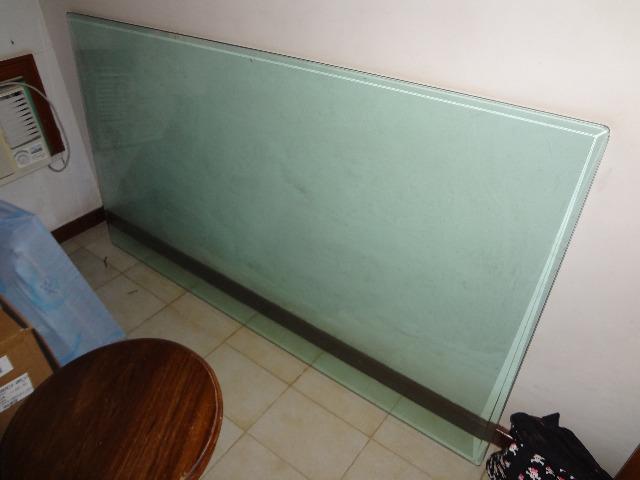 Tampo de vidro para mesa 1,80 x 1,00 m