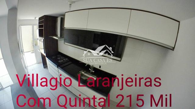 GM - Lindo Apartamento com Quintal Condomínio Club Villaggio Laranjeiras - ES - Foto 2