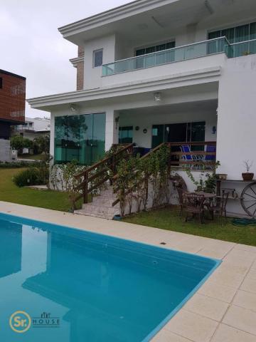 Casa com 5 dormitórios para alugar por r$ 12.000/mês - praia do estaleiro - balneário camb