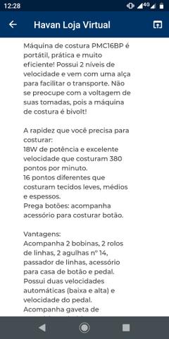 Máquina de costura - Foto 4