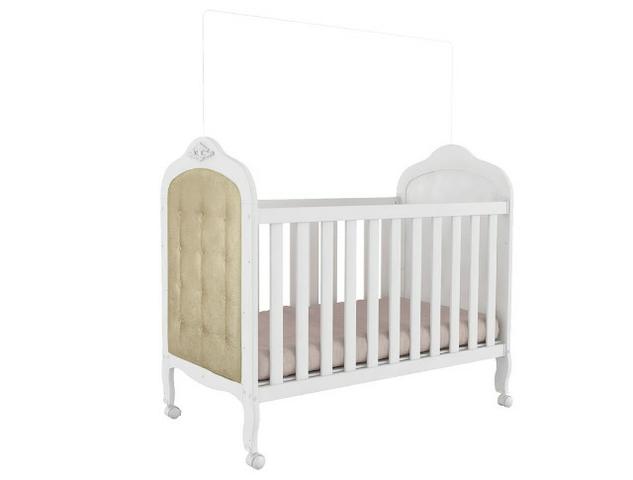 Berço que vira Mini Cama -com Capitonê - Elô *NOVO* ShopMix Móveis - Foto 4