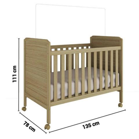 Berço padrão americano - vira mini cama - Cloe *NOVO* ShopMix Móveis - Foto 2