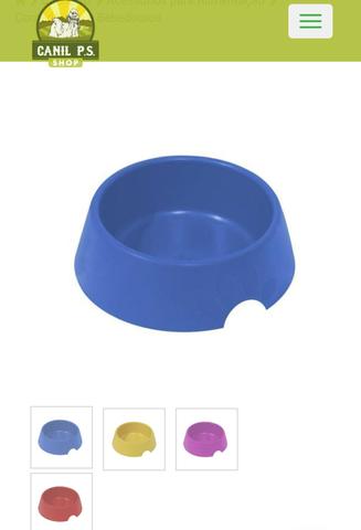 Comedouro Plástico Pop Furacão Pet N1 300ml,