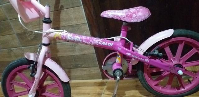 Bicicleta infantil Caloi da barbe - Foto 4