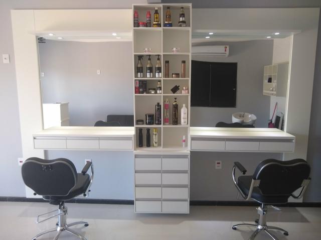 Móveis e equipamentos completo para salão de beleza