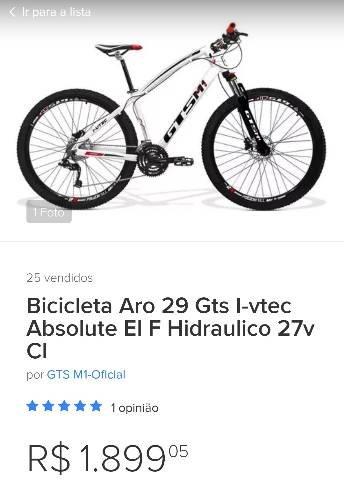 Bicicleta gts 27 velocidade freio hidráulico - Foto 3