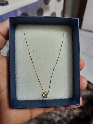 Vendo gargantilha de ouro amarelo 18 k