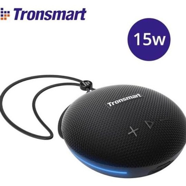 Caixa De Som Aprova D'água Tronsmart Splash 1 - 15w Bluetooth 5.0, IPX7,  Led - Original - Foto 2