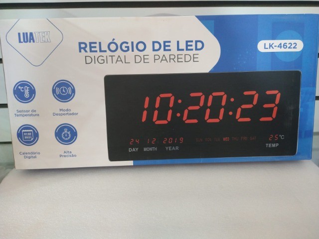Relógio parede grande 46X27 (Distribuidora Jk Eletrônicos Honestidade e Qualidade) - Foto 2