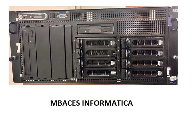 Servidor Dell 2900 48G 3x 146GB sas