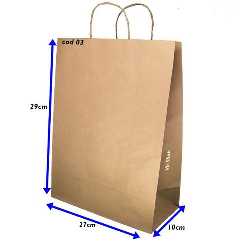 Sacola Kraft 29x27x10