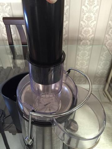 Centrifuga Extrator de sucos da fruta Fun Kitchen em Inox - Foto 4