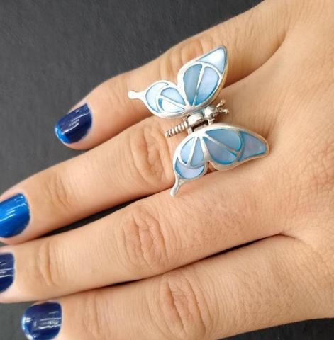 Anel Butterfly Prata 925