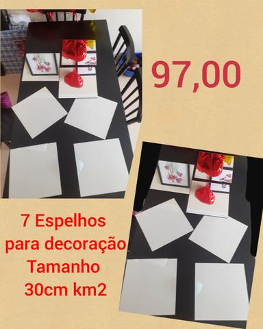 7 Espelhos para decoraçao 30cm km2
