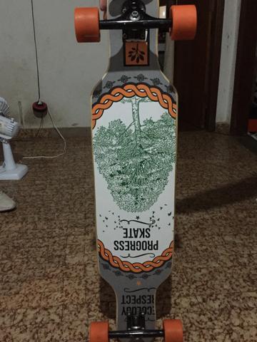 Skate longboard motado profissional - Foto 2