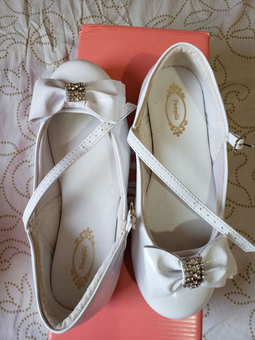 sapato de festa infantil branco