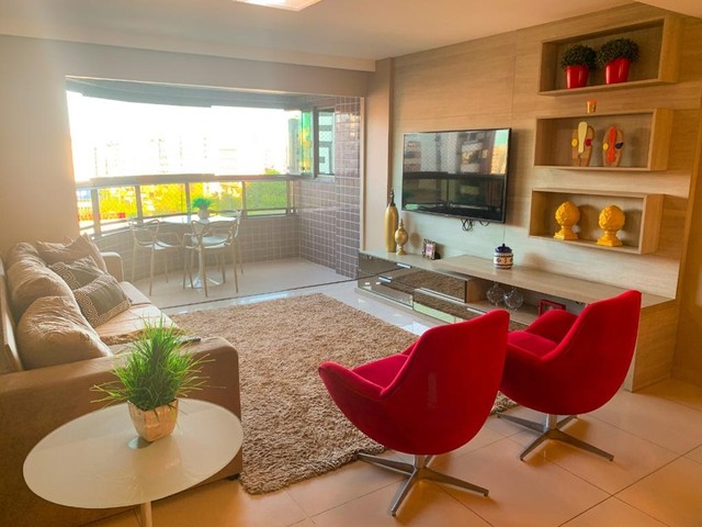 Apartamento para venda com 121m2, com 3 quartos em Ponta Verde - Maceió - Alagoas - Foto 2