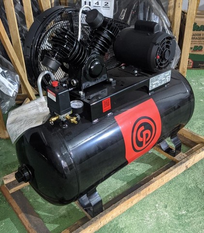 Compressor de Ar 10/100l 2hp Monofásico - Chicago (Novo/Loja) - Foto 2