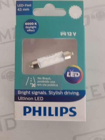 Led torpedo. Philips. 43mm. Garantia. Novo. Instalado. 